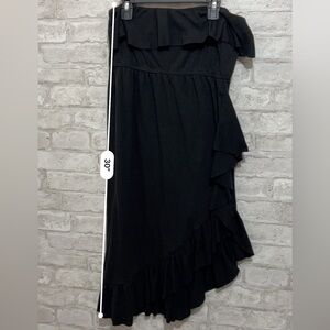 Black Swimsuit cover Dress
